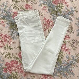 American Eagle Outfitters White Skinny Jeans